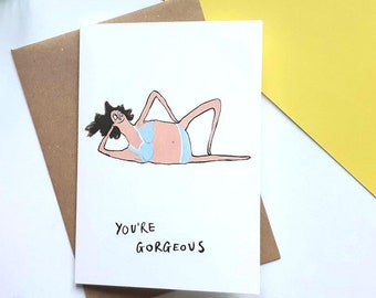 Sexy funny greetings card for women woman girlfriend valentine wife
