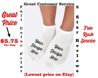 Personalized Sport Socks - 5 Pairs