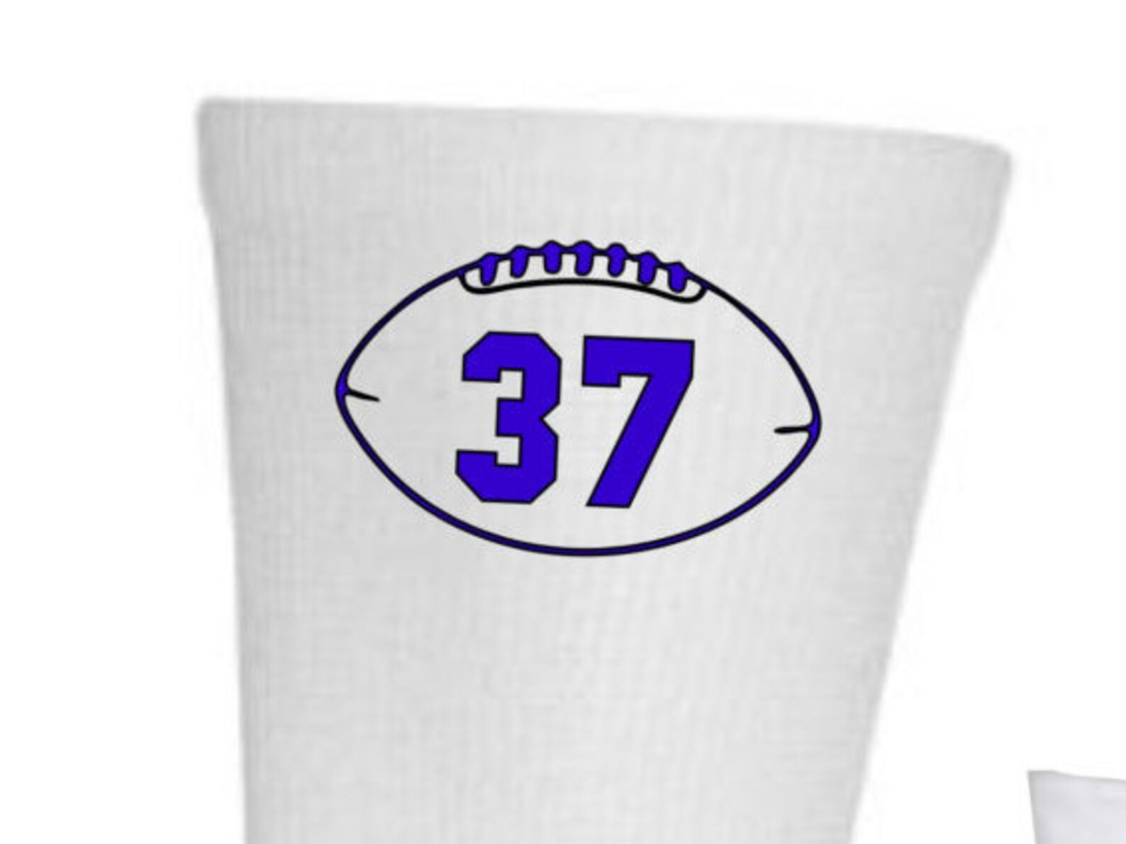 Football Number Socks3 Pairs of Custom Crew Number Socks Etsy