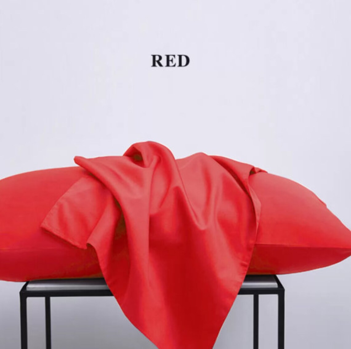 Custom Pillowcase Red Pillowcase Girl Pillowcase Adult Etsy UK