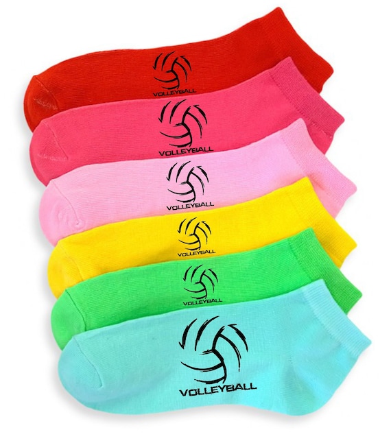 Volleyball Socks 6 Pairs of Custom Printed Etsy