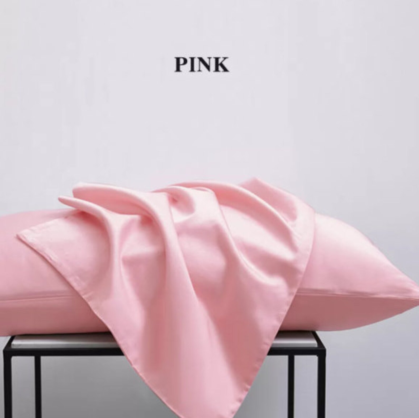 Custom Pillowcase Light Pink Pillowcase Personalized Etsy