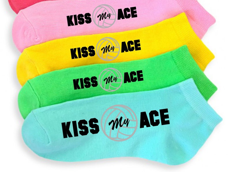 Volleyball Socks 6 Pairs of Custom Printed Etsy