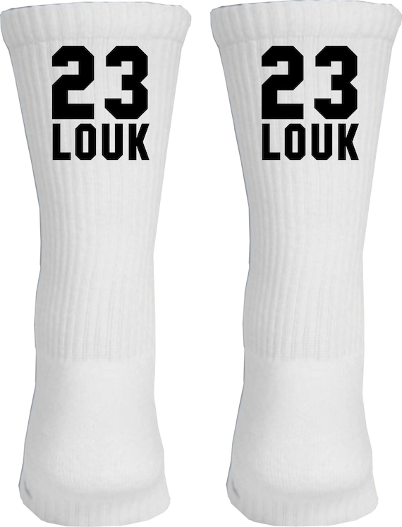 Athletic socks with numbers discount