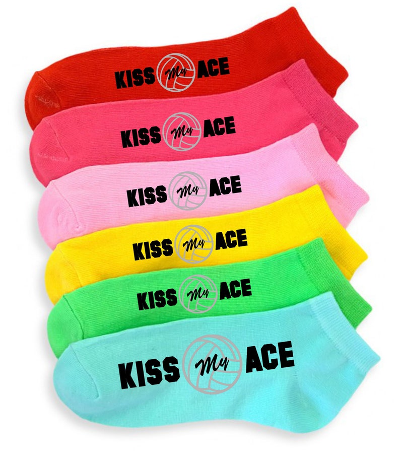 Volleyball Socks 6 Pairs of Custom Printed Etsy