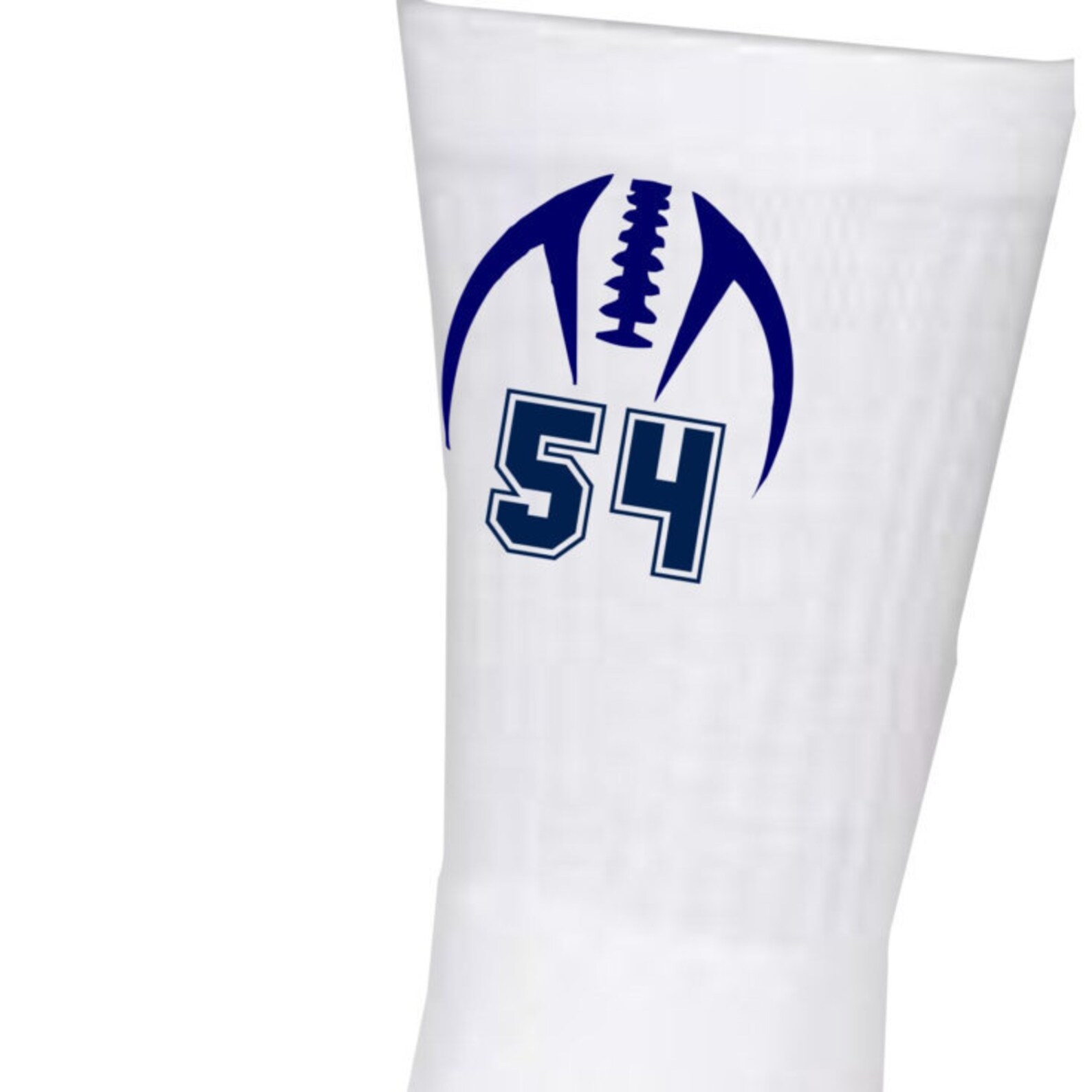 Football Number Socks 3 Pairs of Custom Mascot Name Socks Etsy