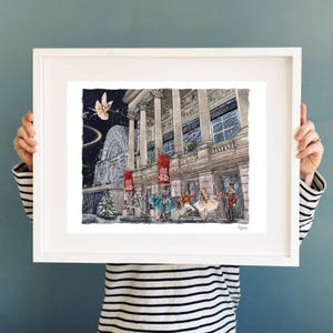 Royal Opera House & Ballet, London Art Print | Greeting Card | Christmas