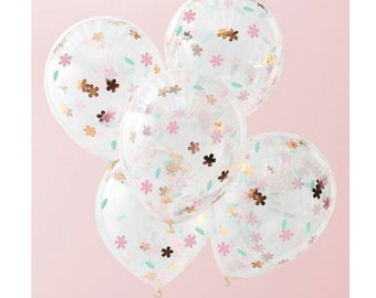 Party Hop - I know you shouldn't play favorites but this Pastel Streamers  and Balloon Party Backdrop Set is what DIY party kit dreams are made of and  might be my favorite