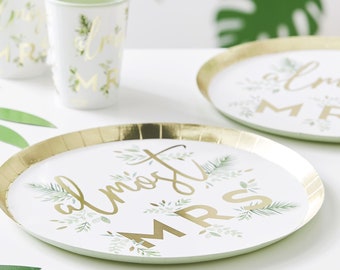 Wedding Favors Dessert Plate 1941 7 Party Plate Dessert Plate Shower Plate Anniversary Couples Shower Wedding Monogram Plate
