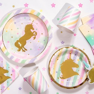 Fairytale Unicorn Large Plates Fairytale Unicorn Large Plates