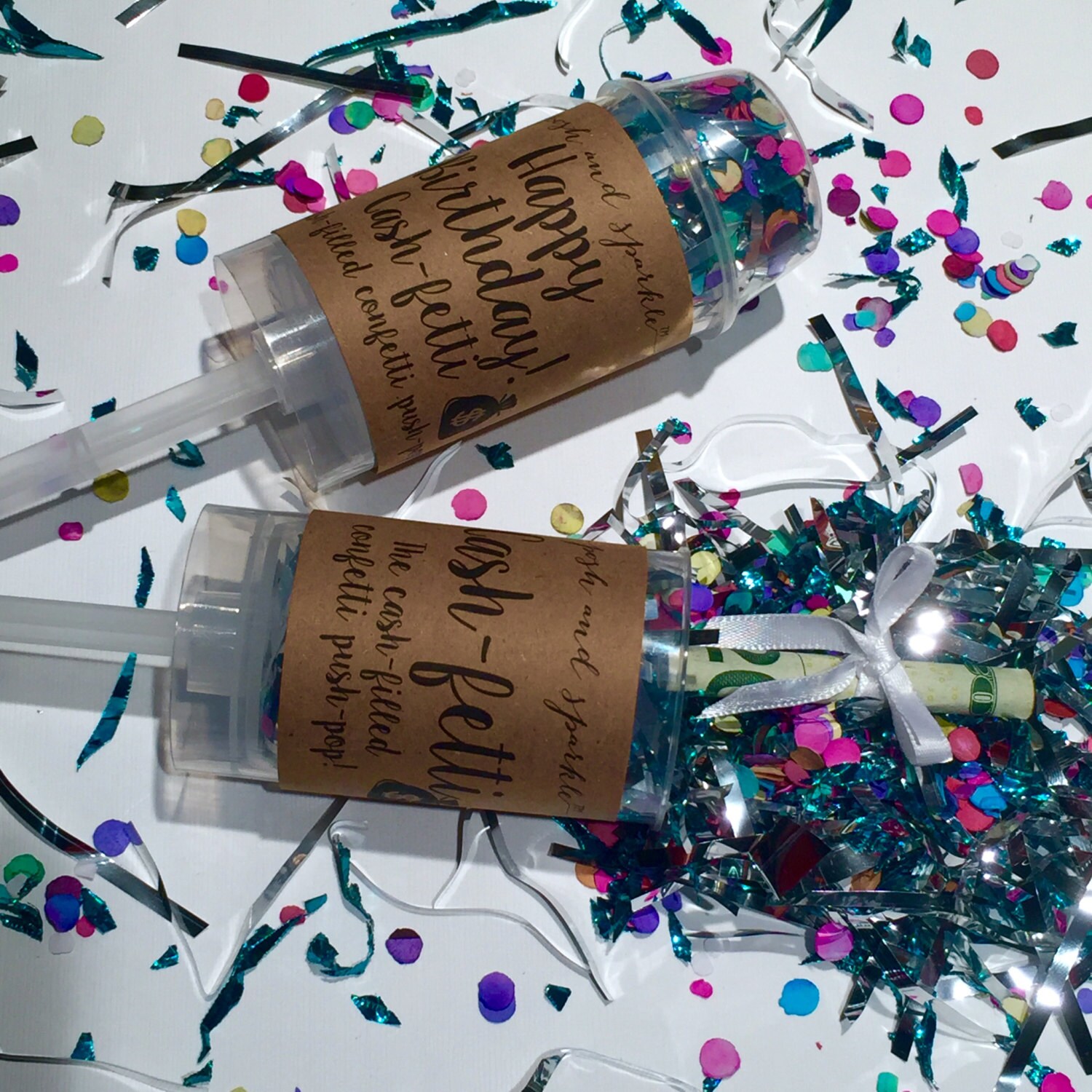 Money Confetti Poppers Money Gift Ideas Money Party Popper Etsy Australia