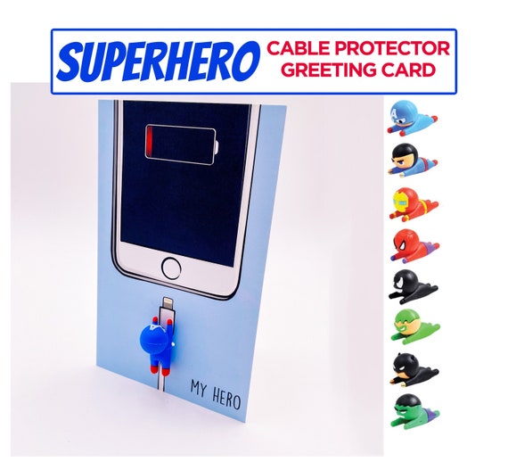 Marvel Superhero Father Day Card with Gift Thanks For Being There Appreciation Sentimental Greeting Card Hero Cable Protector Il_570xn