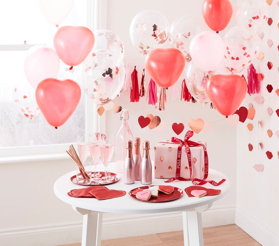 Heart Confetti Decoration Romantic Decor For Valentine's Day - Temu