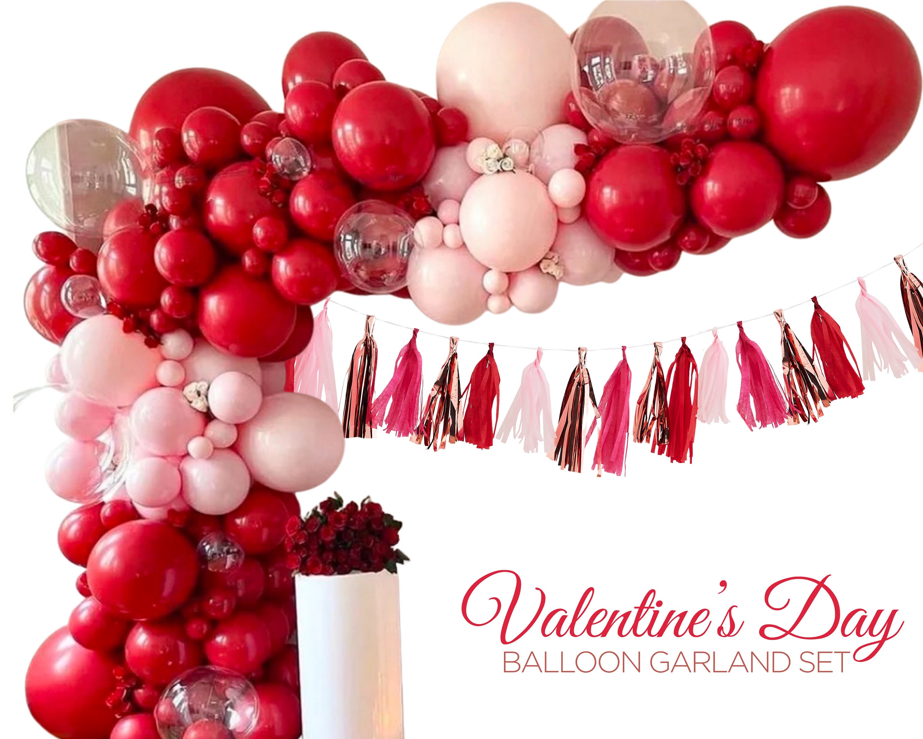 Ballons Hartjes - Rouge - Saint Valentin - Décoration Saint Valentin -  Décoration de