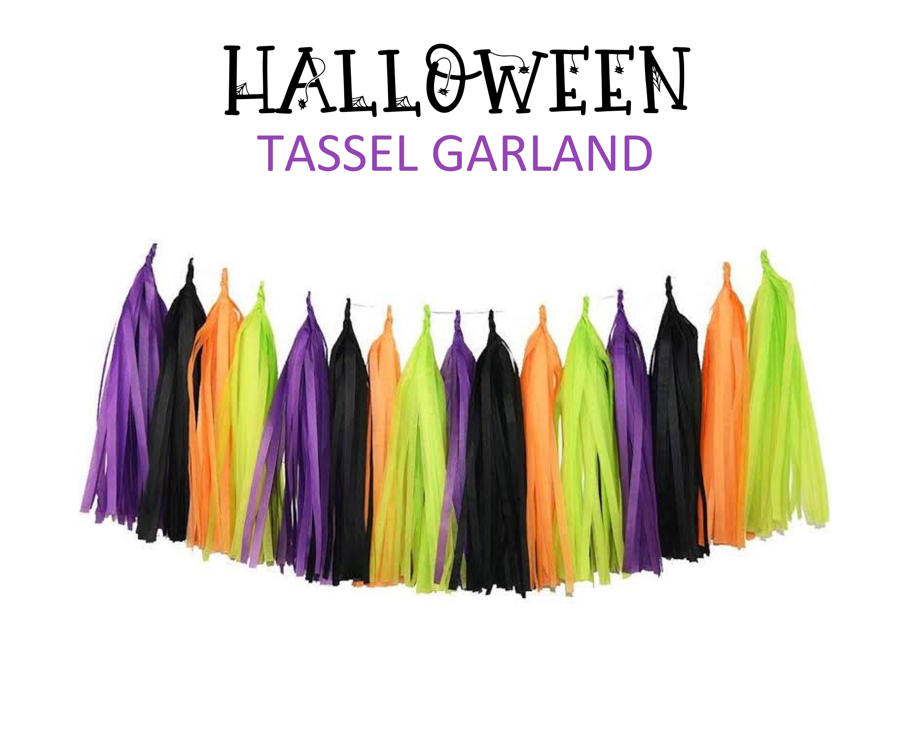 Purple tassel garland online