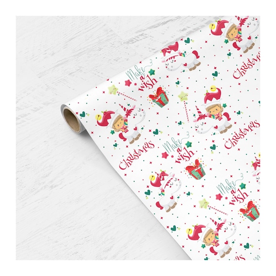 girls christmas wrapping paper