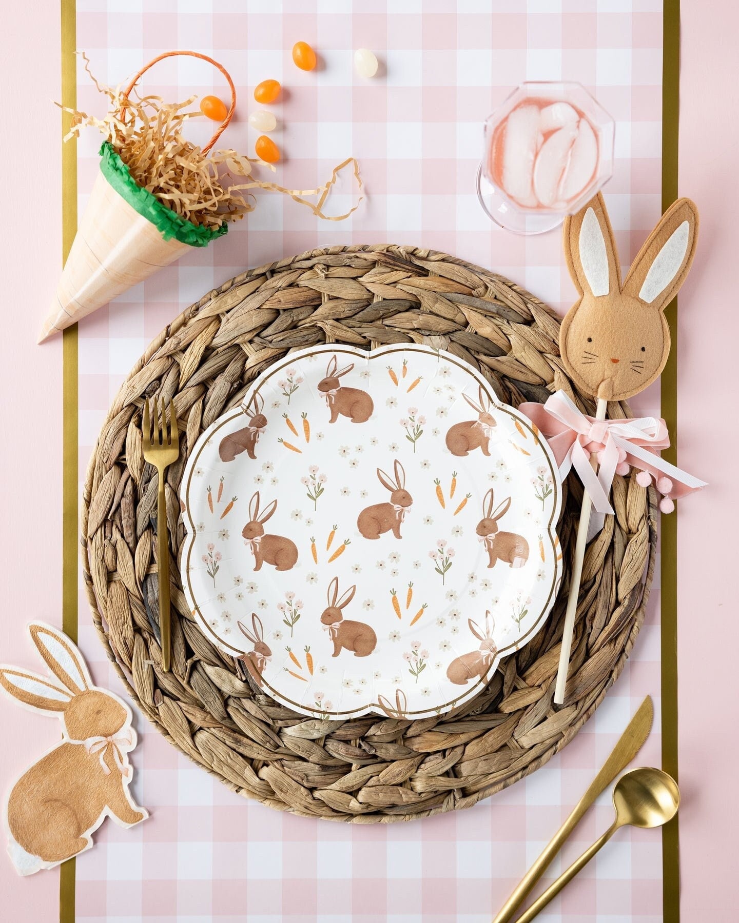 Easter Bunny Rabbit Dinner Set Easter Plates For Kids Easter