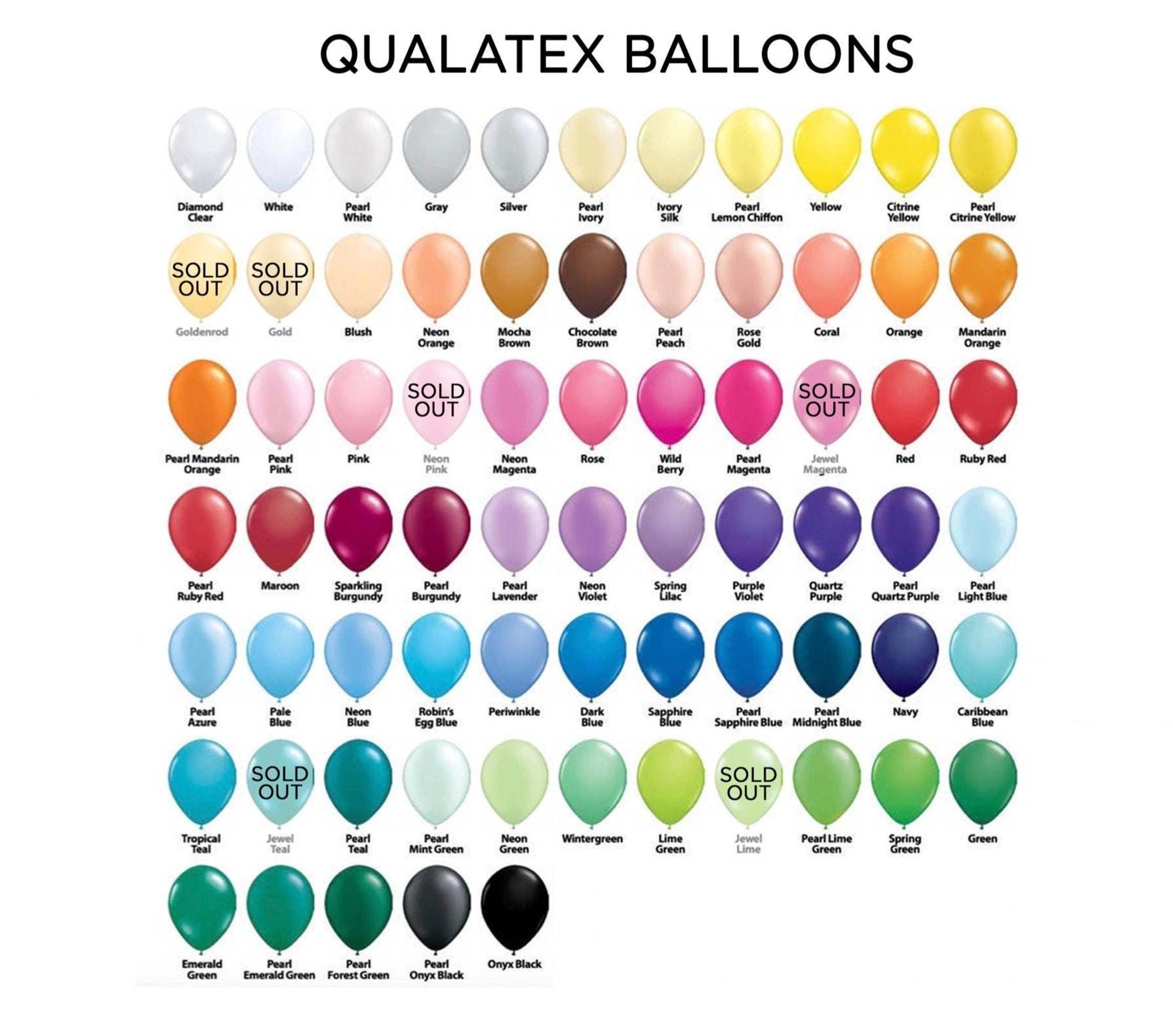 11インチ ラテックスバルーン 無地 ラージサイズ Qualatex 生分解性
