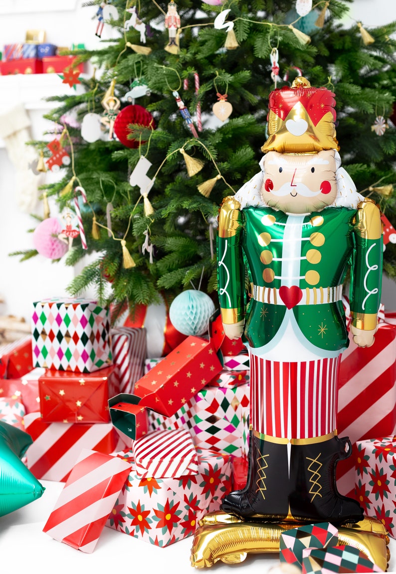 NUTCRACKER BALLOON Large Freestanding Foil Balloon for Traditional ...