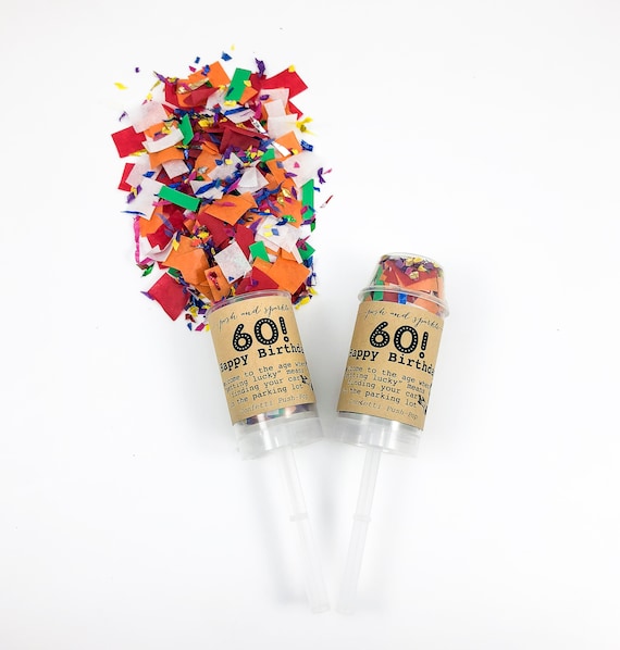 60th birthday favors for a woman