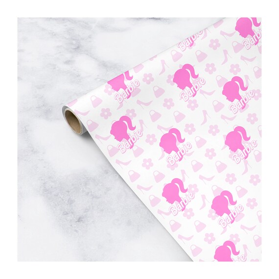 barbie gift wrapping paper