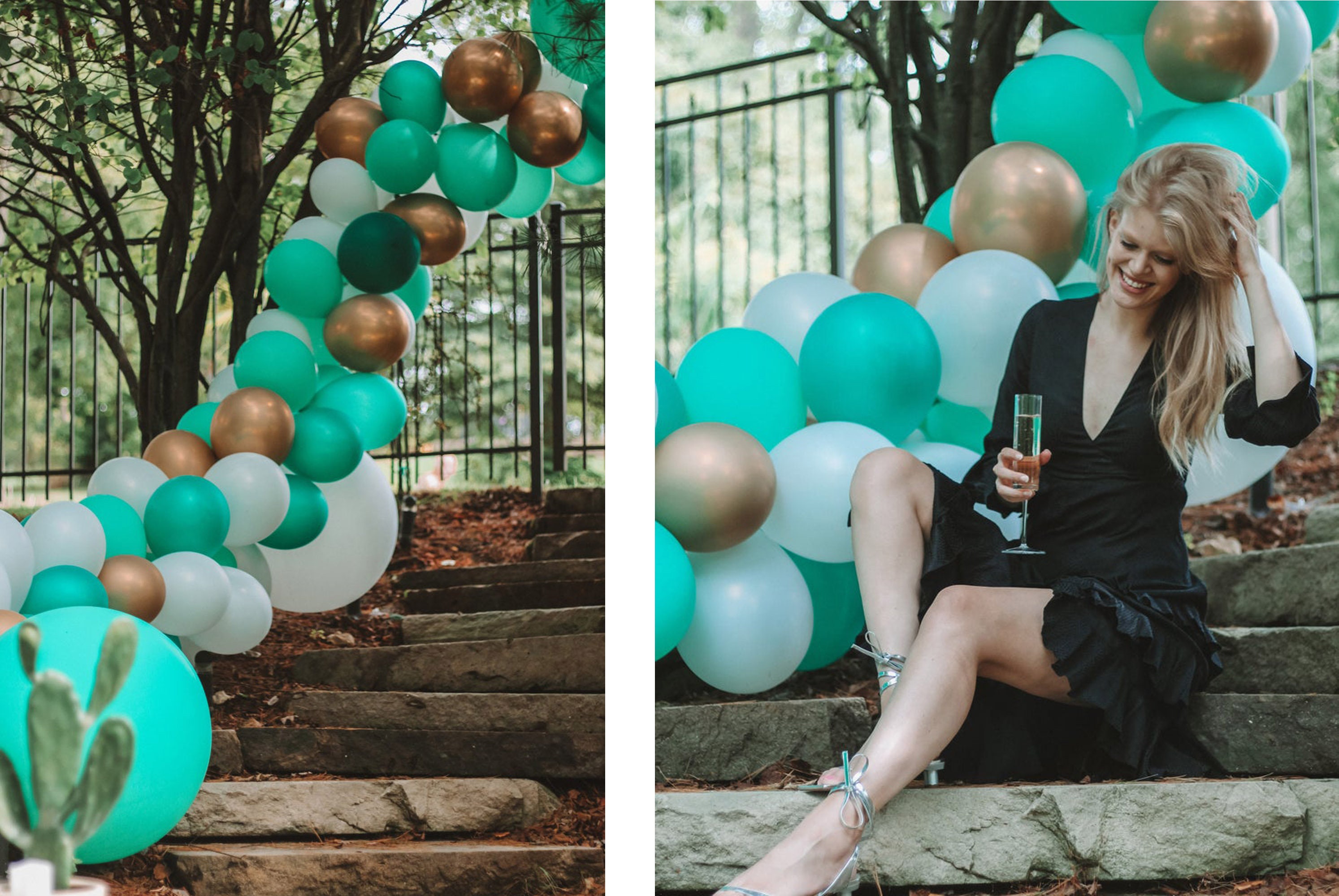 CUSTOM COLORS Balloon Garland DIY Kit Wedding Engagement Baby Bridal ...