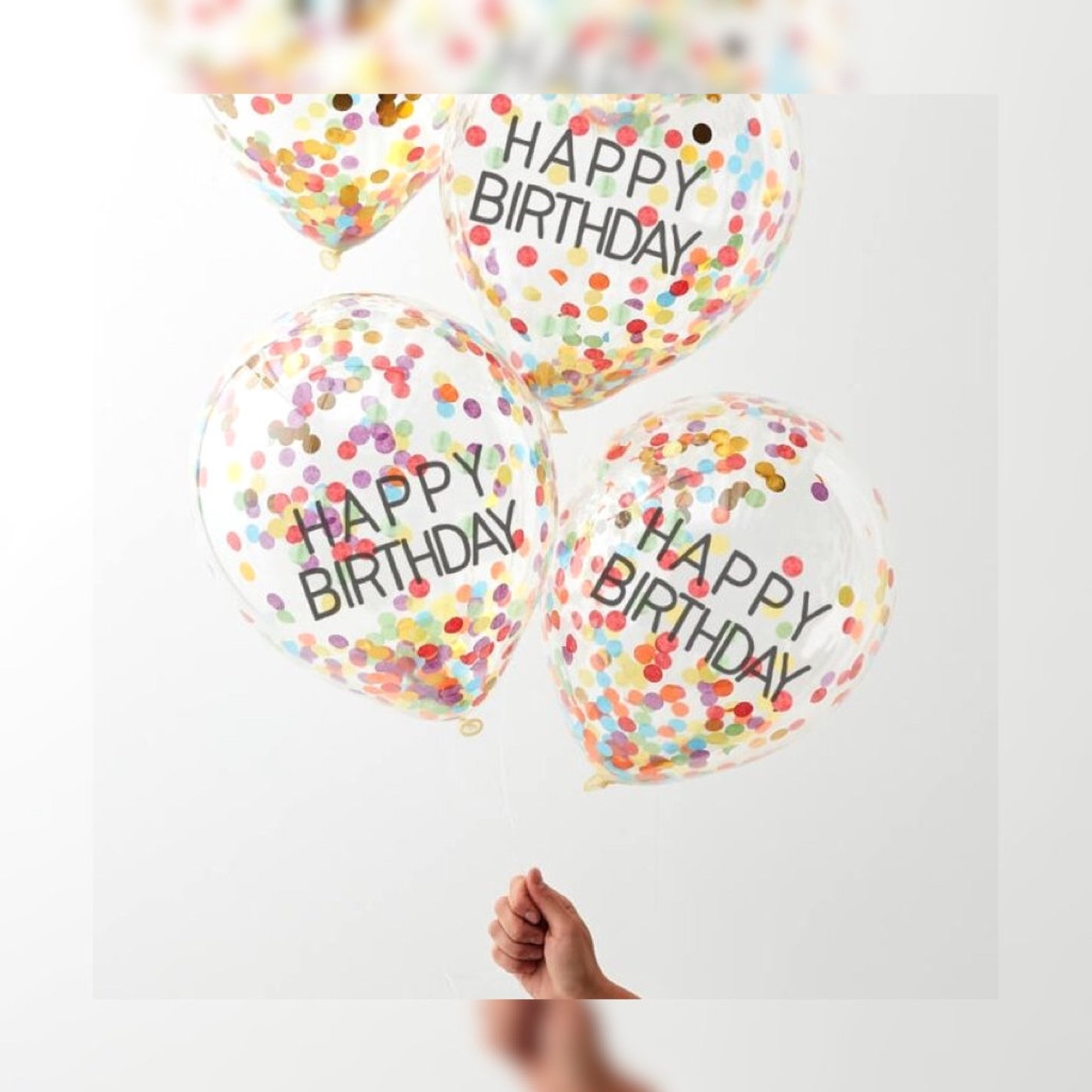 Happy Birthday Balloon Confetti Filled Celebration Party Decoration 1st happy-birthday-balloon-confetti-filled-celebration-party-decoration-1st