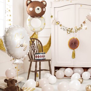 Trä BABYskylt Fristående Minimalistisk Tom Neutral Bokstäver Fest Barnrum Dekoration Baby Shower Nyfödd Dop Bordsprydnad bild 5