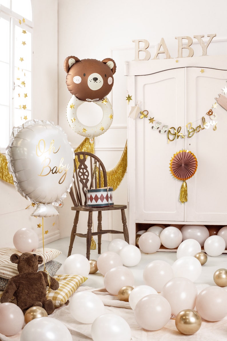 Trä BABYskylt Fristående Minimalistisk Tom Neutral Bokstäver Fest Barnrum Dekoration Baby Shower Nyfödd Dop Bordsprydnad bild 5