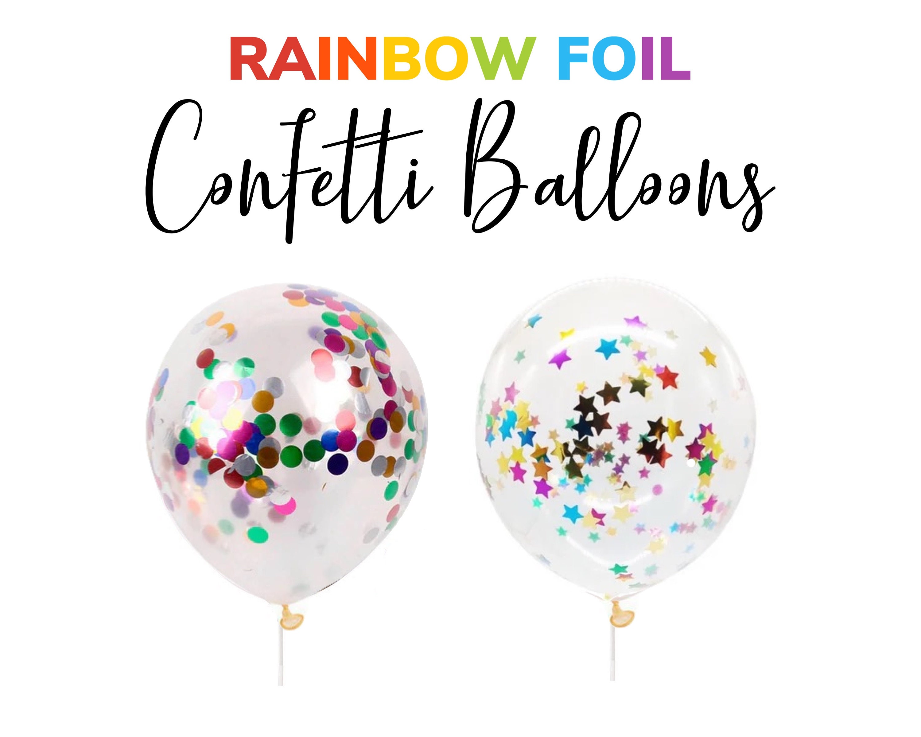 Ballons En Latex A Paillettes Et Confettis Pour Mariage Romantique