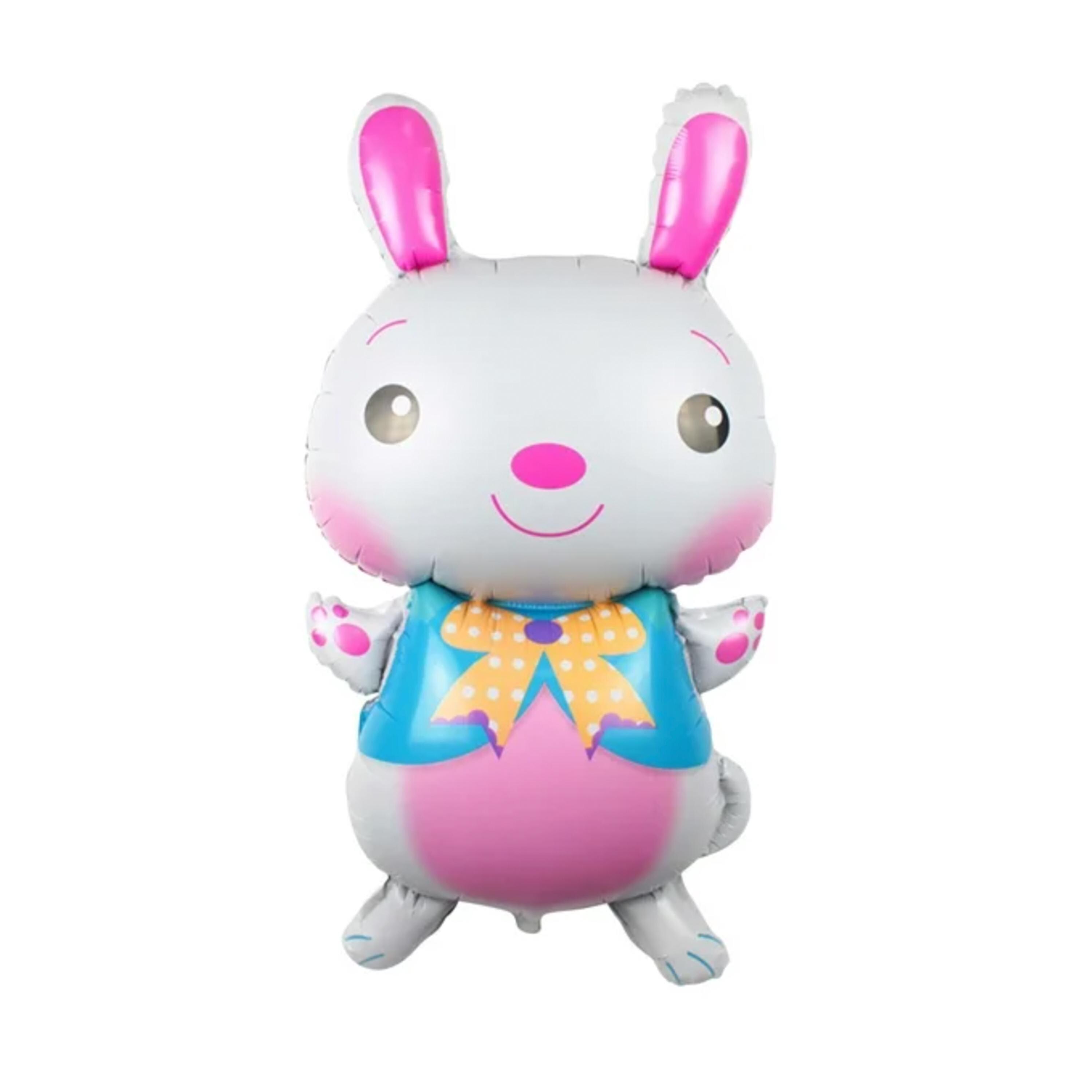 GIANT BUNNY BALLOON White Magic Rabbit Animal Woodland Circus Party Happy Easter Decoration Baby Photo Prop Entryway Spring Egg Hunt