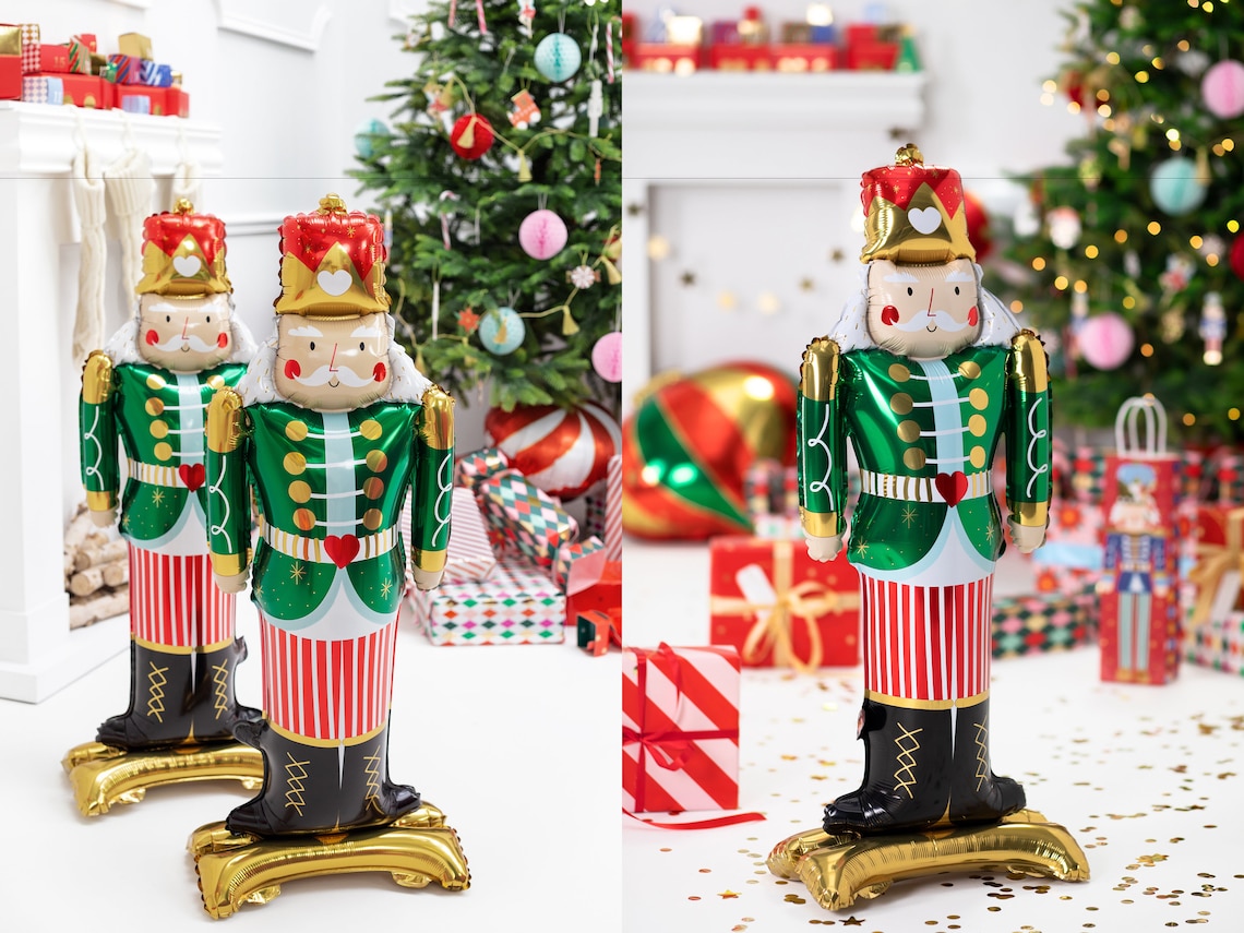 NUTCRACKER BALLOON Large Freestanding Foil Balloon for Traditional ...