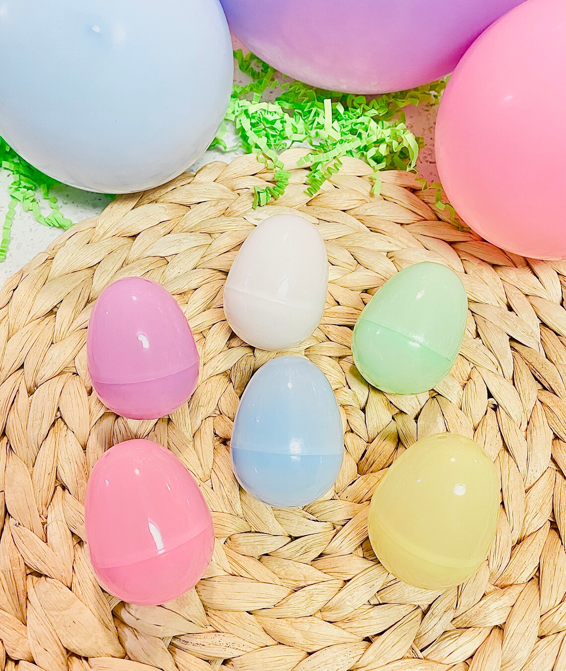 Candy Confetti Filled Easter Eggs Pastel Surprise Mystery Egg Etsy