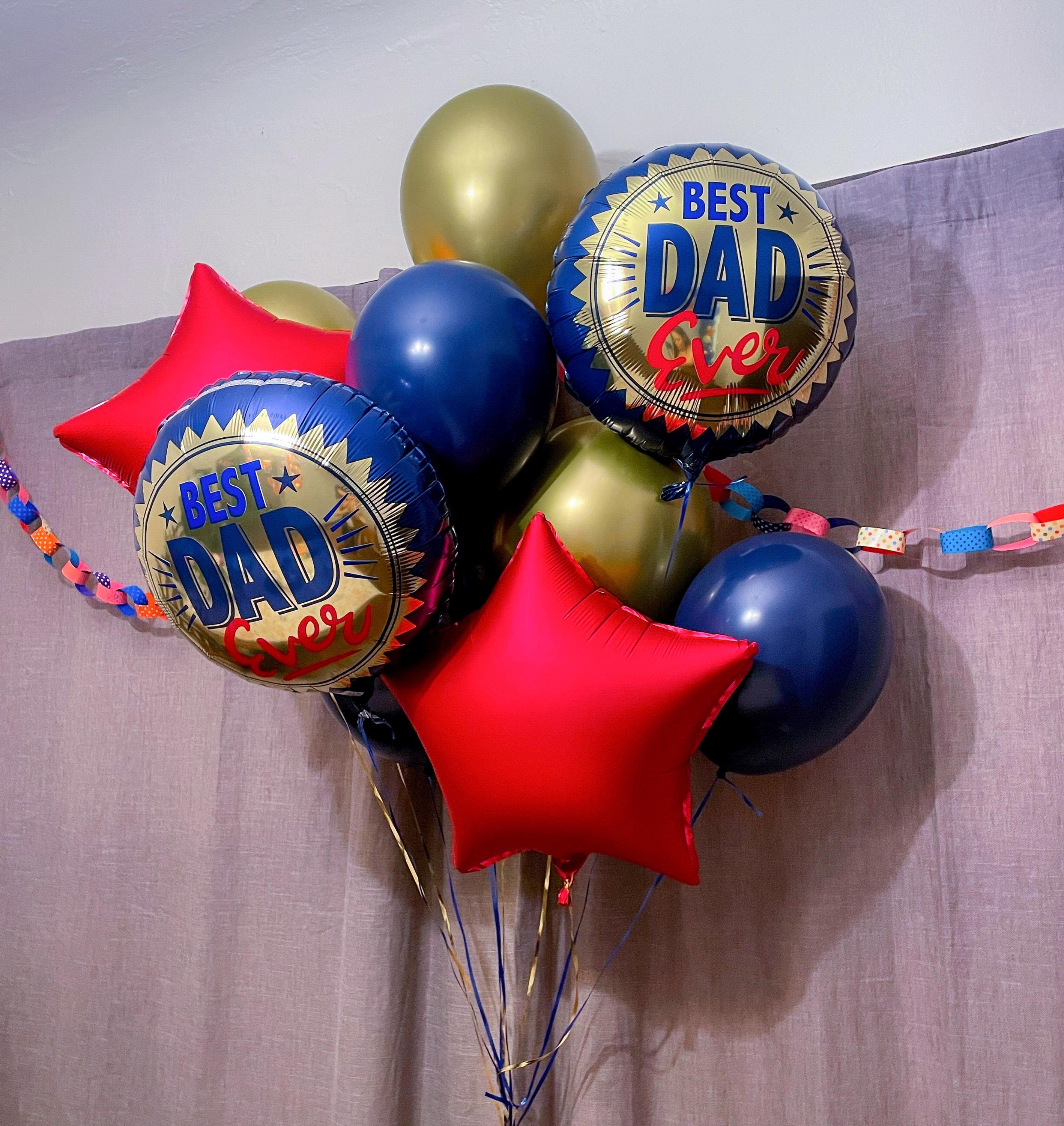 SWYOUN Best Dad Ever Banner - I Love You Fathers Day Party Bunting Garland Decoration - View #8
