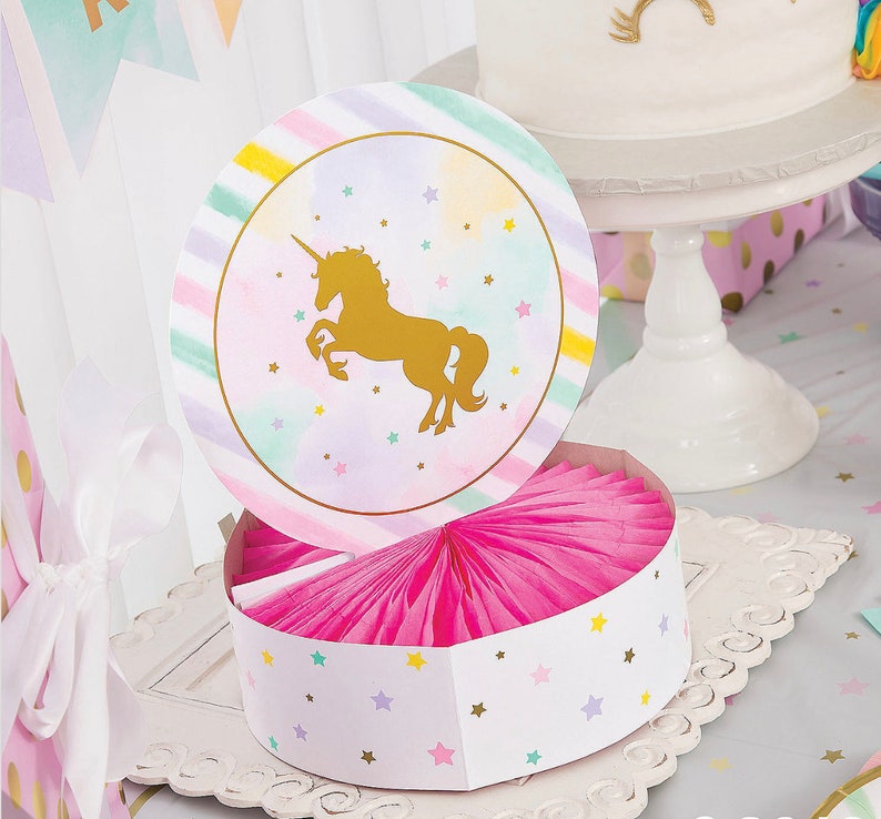 Unicorn Birthday Magical Unicorn Favors Unicorn Birthday Favors Magical Unicorn Party in a Box Unicorn Birthday Invitations