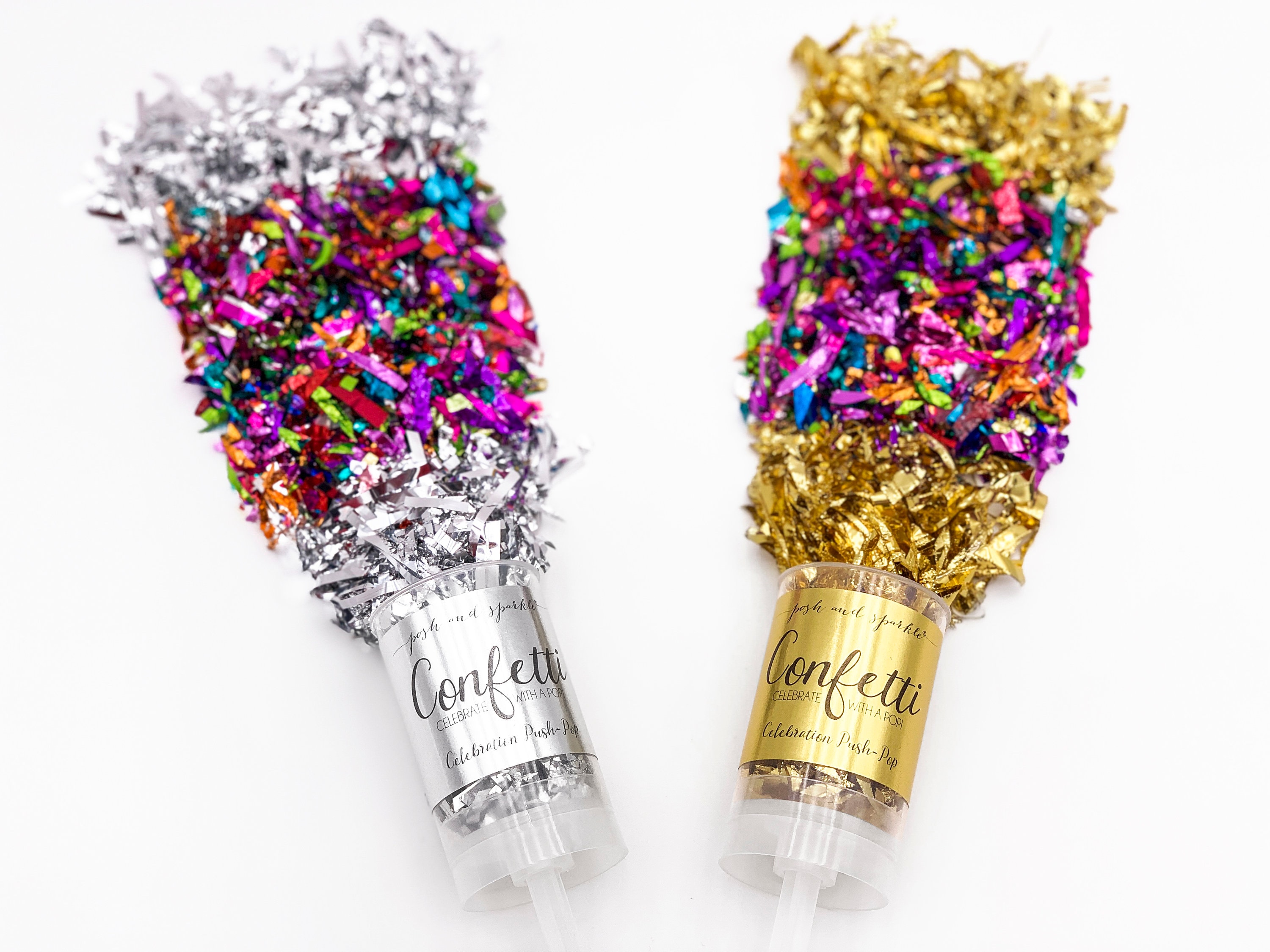 Mini Confetti Cannon With Spring Activated-wedding Confetti Poppers-push  Pop Confetti Making Your Party Extra Special 