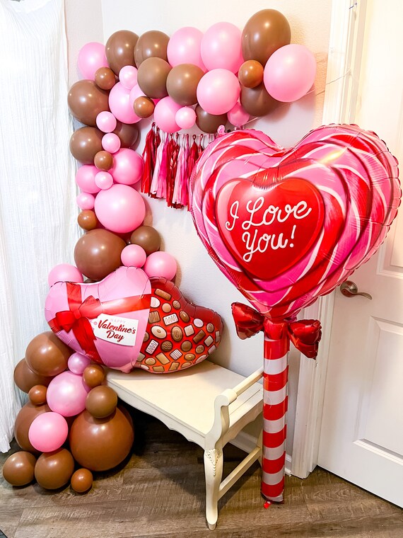 Sac en papier cadeau saint-valentin Rose rouge en forme de cœur, pochette à  cookies bonbons Love You pour décoration de fête de la saint-valentin,  mariage, 4 pièces