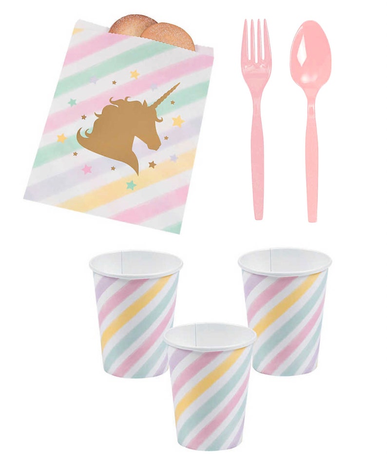 Unicorn Birthday Magical Unicorn Favors Unicorn Birthday Favors Magical Unicorn Party in a Box Unicorn Birthday Invitations