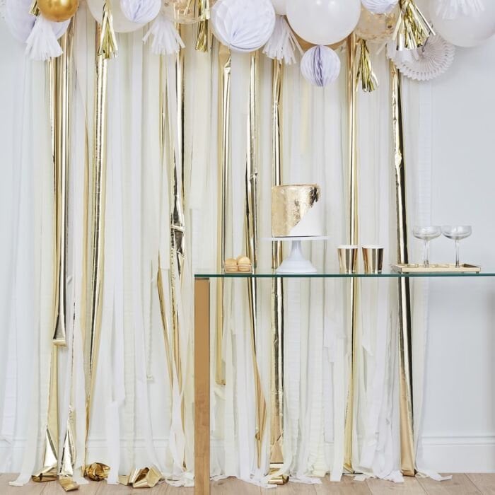 Happy New Year 2020 Party Decorations Black White Gold Tissue Paper Pom Pom  Paper Tassel Garland for Great Gatsby Decorations/New Year's Eve Party  Birthday Decorations/Bridal Shower Decorations : : Toys