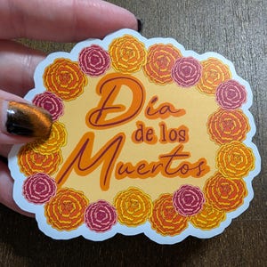 Day of the Dead decoration Dia de los Muertos sticker art