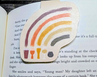 Beer rainbow magnetic bookmark