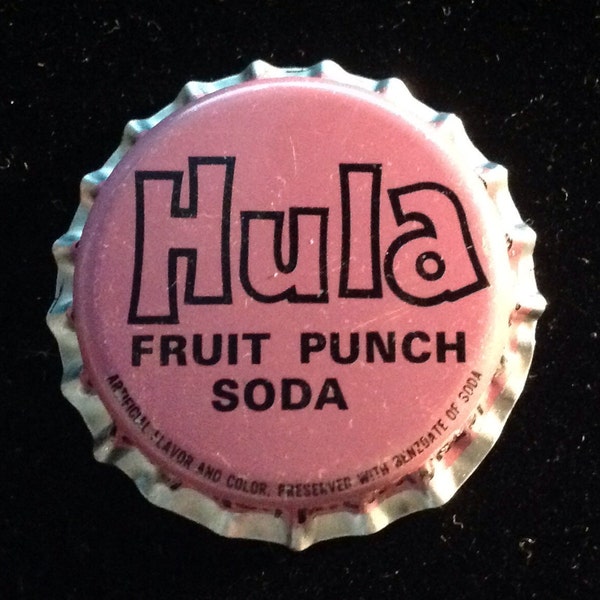 HULA FRUIT PUNCH soda bottle cap