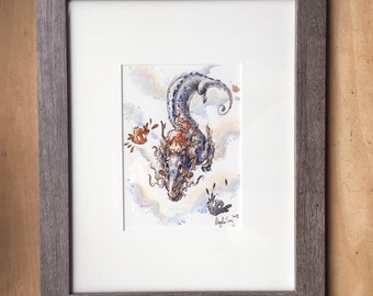 Dragon Flight - Origineel schilderij