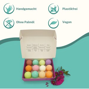 Bathing Pearls Journey through the year bath bombs in the gift box, vegan, free of palm oil and plastic image 4