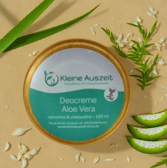 Natronfreie Deocreme Aloe Vera - ohne Aluminium - Etsy.de