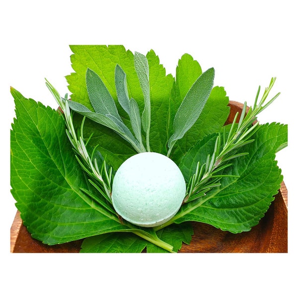 Bath ball wild herbs - vegan, palm oil-free and without plastic