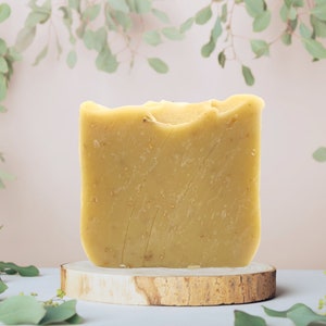 Oat milk honey soap