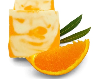 Shower butter orange dream - rich body soap for dry skin - vegan, plastic-free and without palm oil