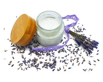 Sugar scrub lavender - vegan, without palm oil and plastic-free