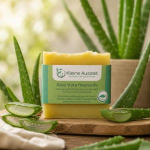 Aloe Vera Haar- und Körperseife - vegan, plastikfrei und ohne Palmöl